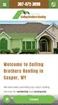 Mobile Screenshot of collingbrothersroofing.com